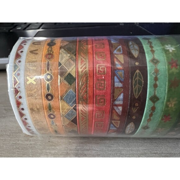 26 Rolls Washi Tape Multicolor Metallic Crafts Scrapbook Junk Journal Gift Wrap - Picture 4 of 14